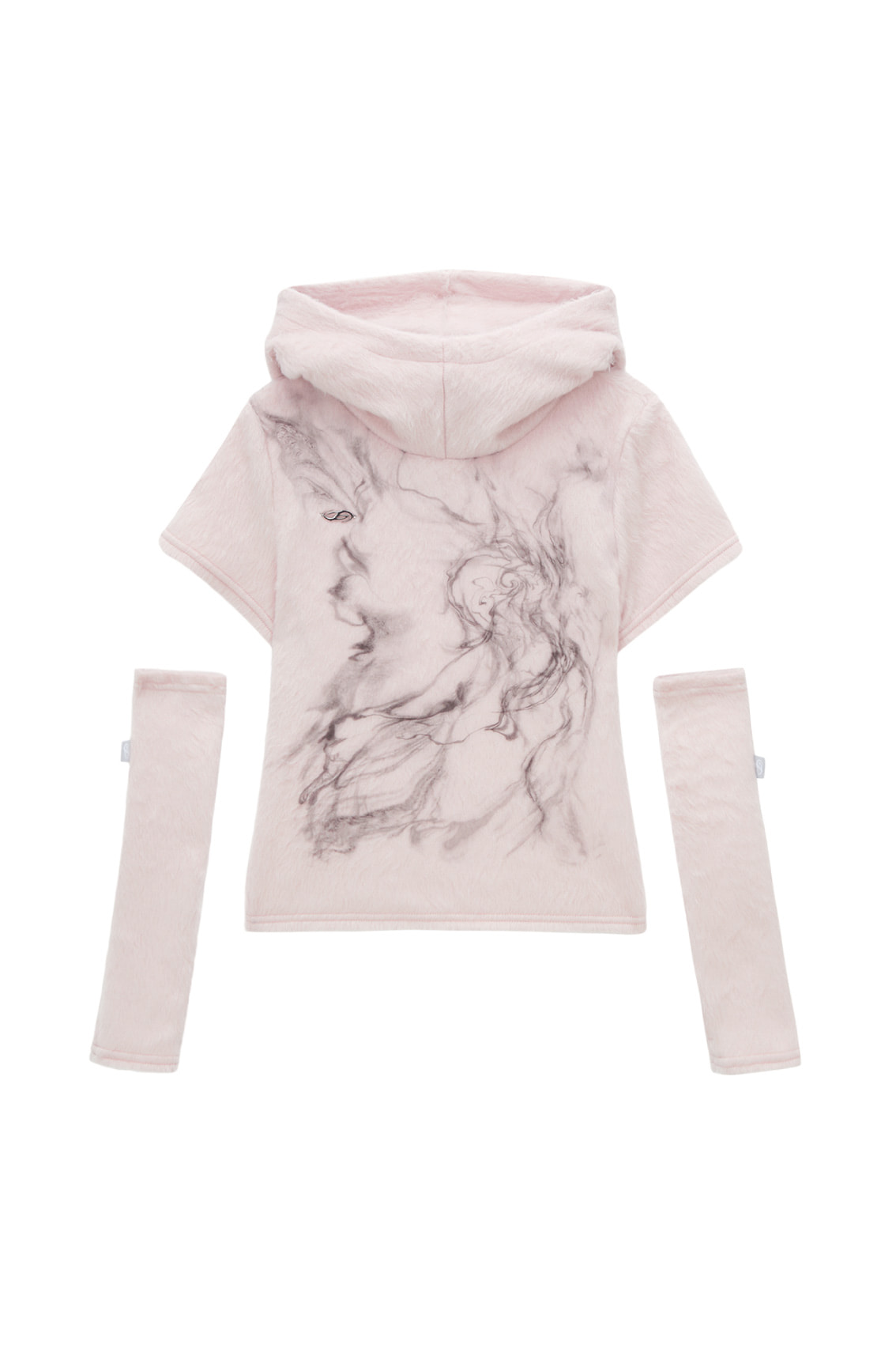 Furry hoodie set-up (Baby pink) *hugyourskin.kr exclusive color