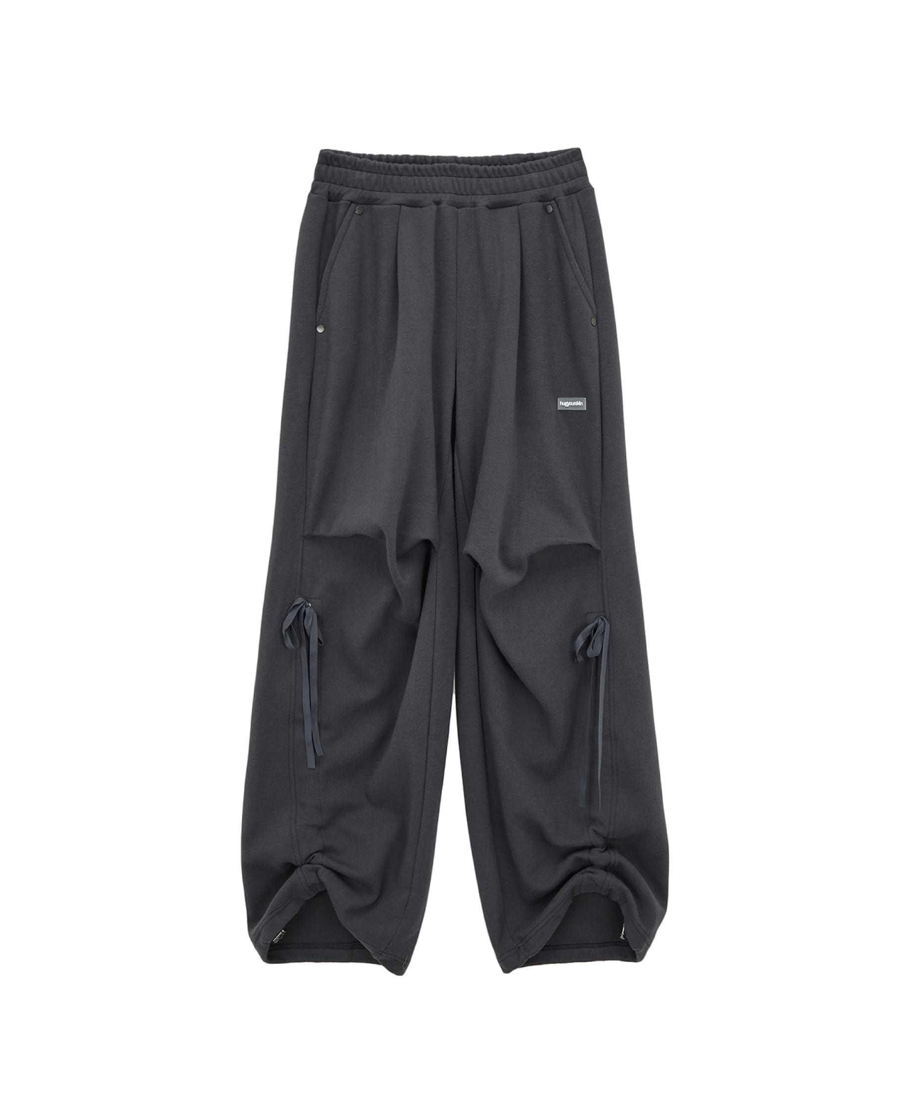 Wide jogger pants (charcoal)