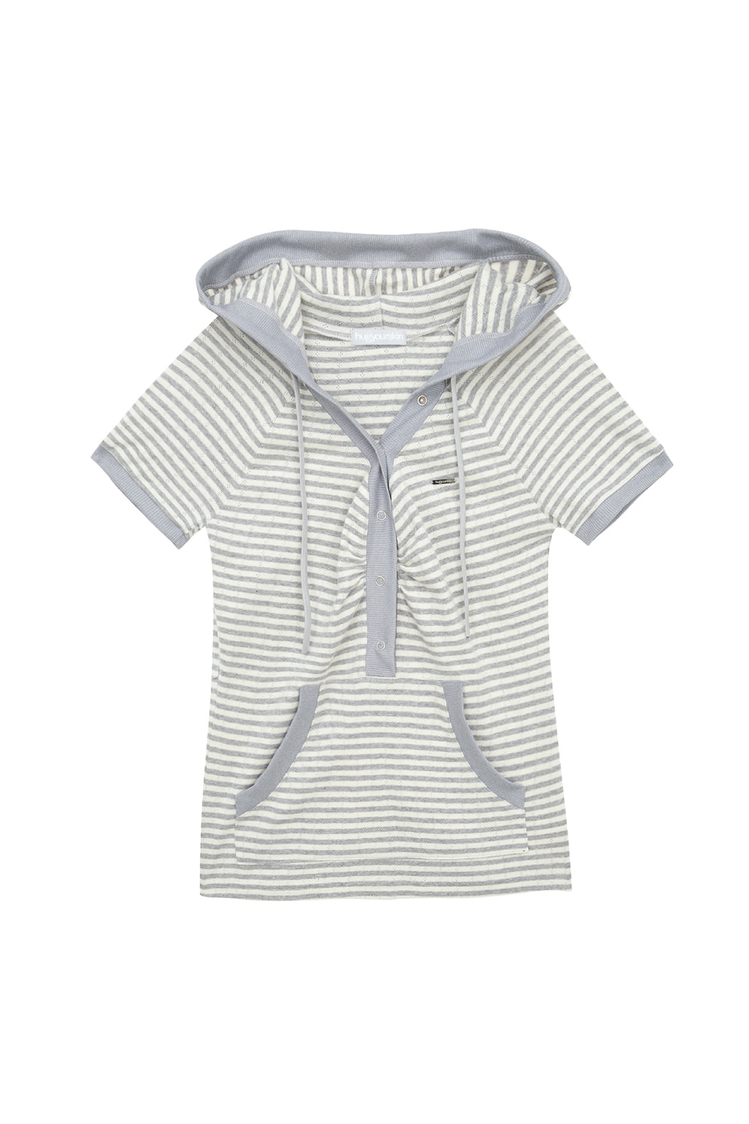 [5/31 예약배송] stripe hoodie HS ver (gray)